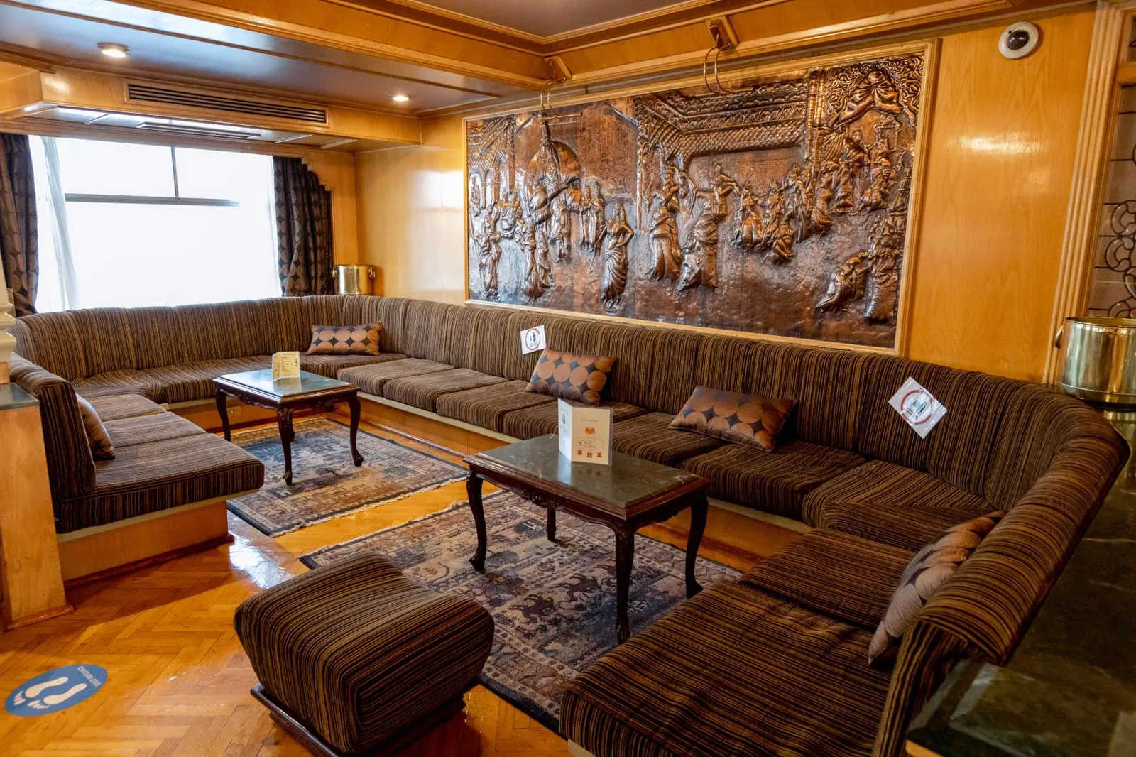 Lounge aboard the MS King Tut I Nile Cruise Nile cruise
